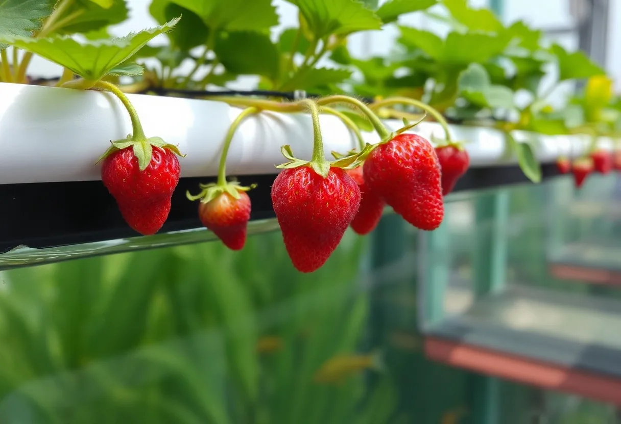Frutas que puedes cultivar en un sistema acuapónico