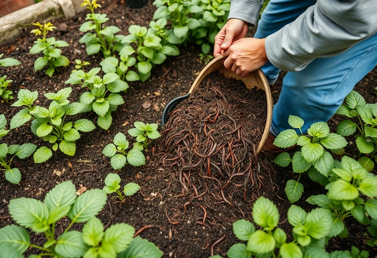 Mejora tu jardín con vermicompostaje orgánico