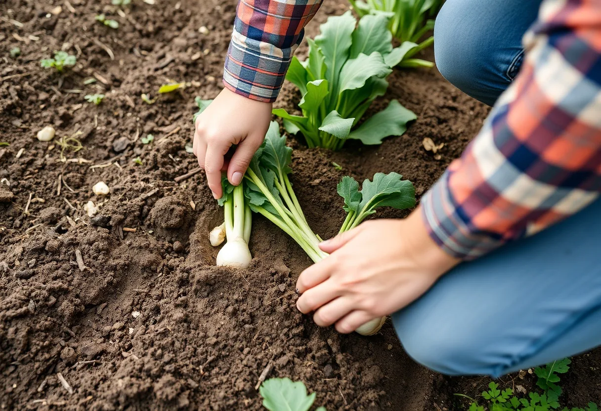 Preparación del suelo para cultivar nabos: paso a paso