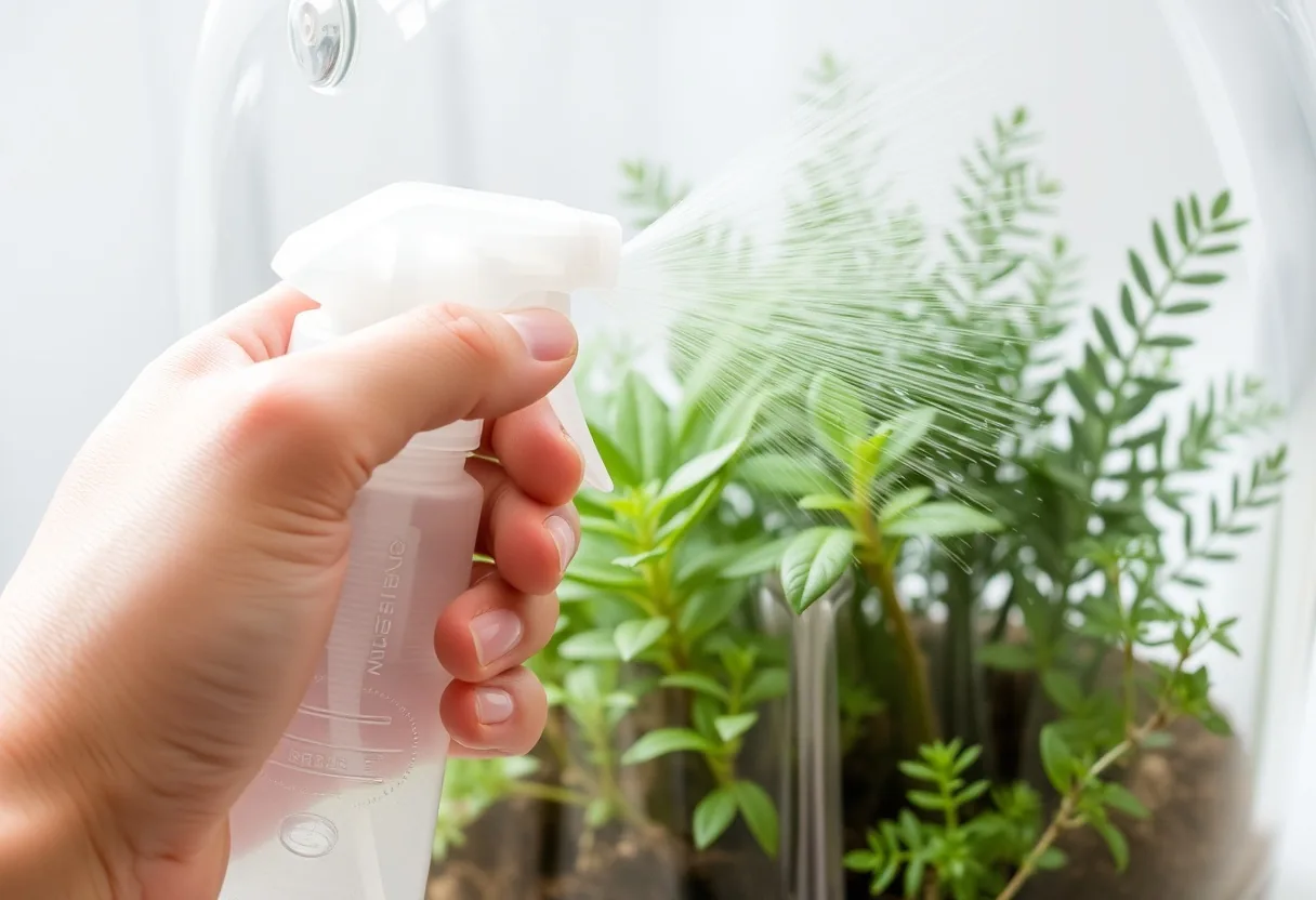 Descubre cómo regar tu terrario correctamente