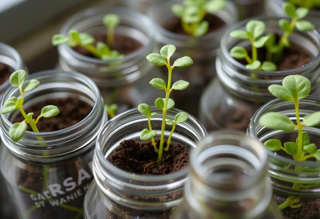 Selección de plantas para huerto en botellas