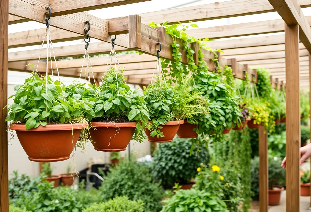 Organiza con estilo: cestas y colgantes
