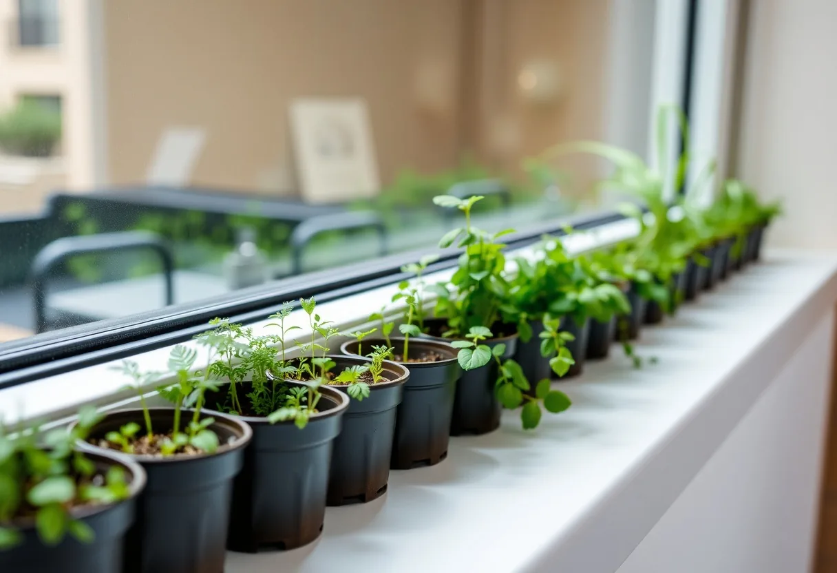 Microhuertos en oficinas: naturaleza en el trabajo