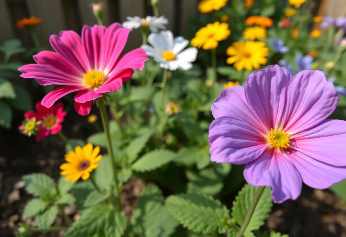 ¡Flores vibrantes para tu jardín y mesa!
