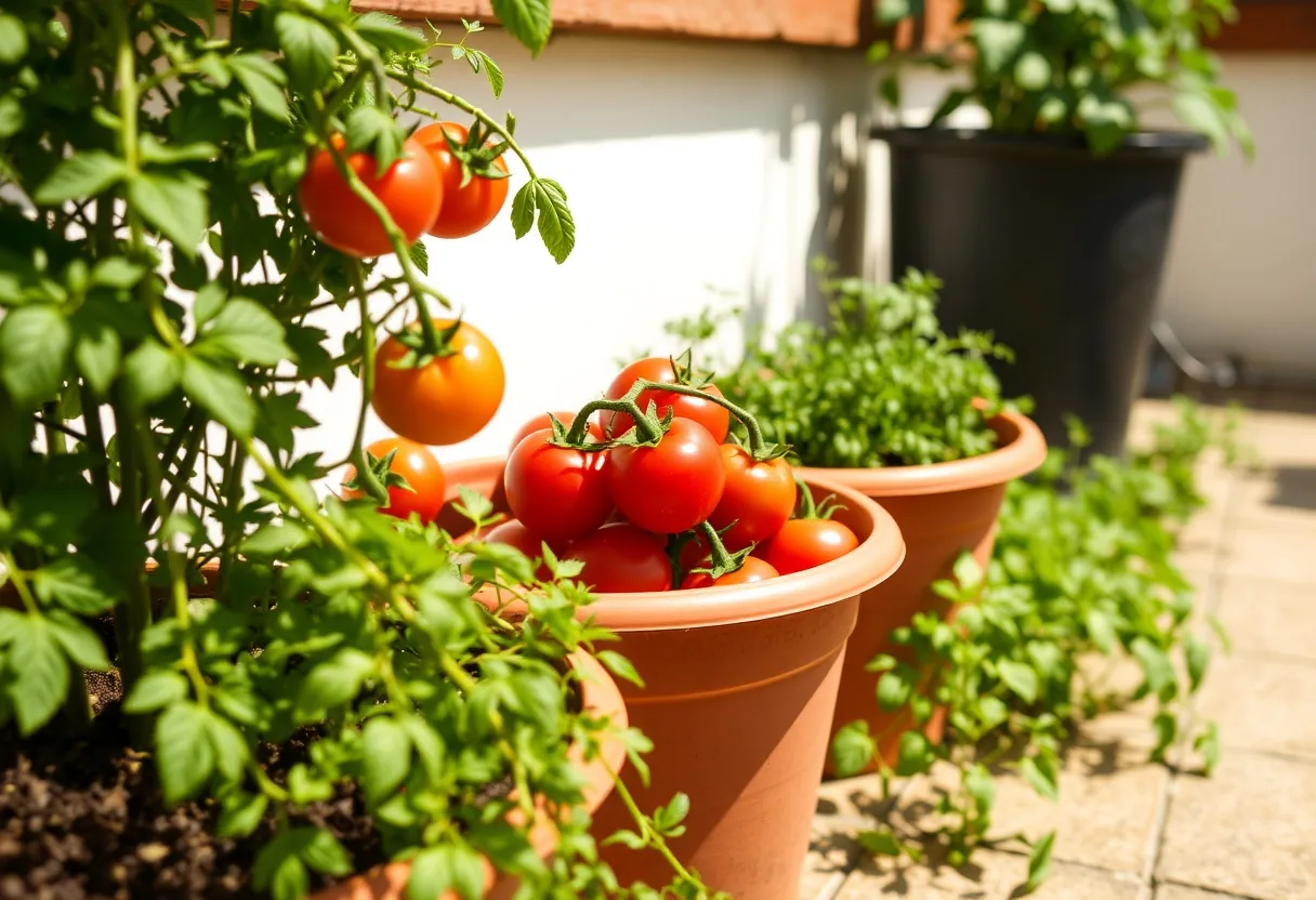 Beneficios de la jardinería en contenedores