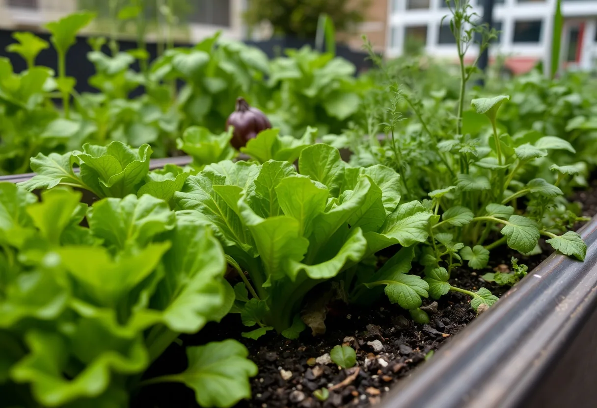 Jardín comestible: frescura urbana