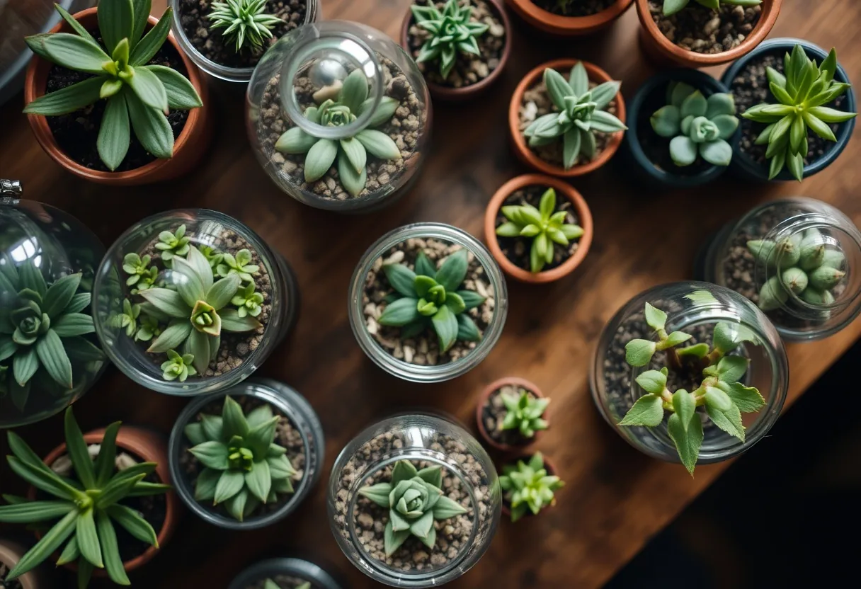Descubre plantas perfectas para terrarios