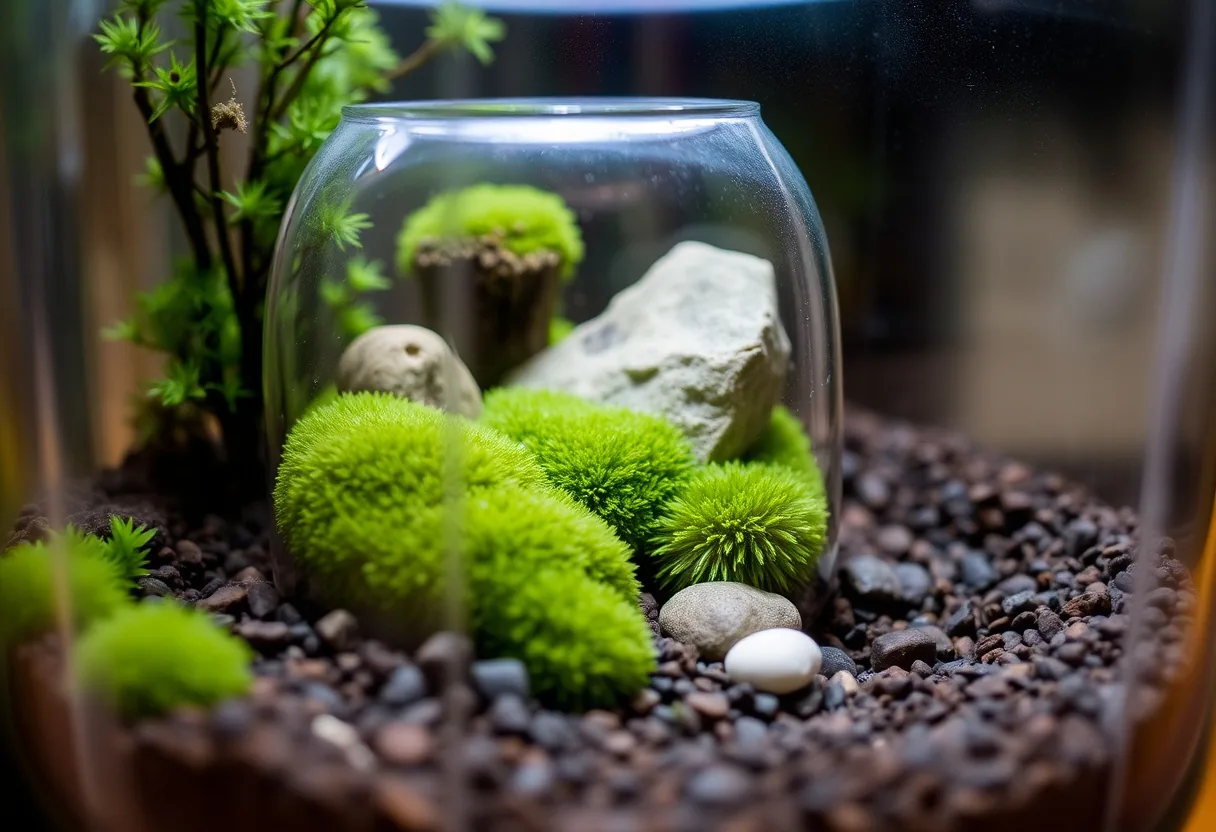 Terrario ideal: ambiente perfecto