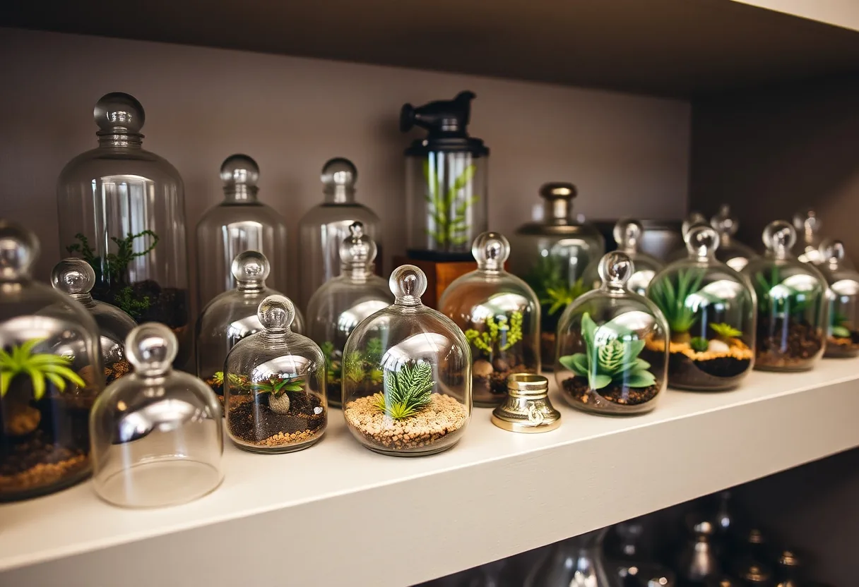 Explora terrarios: belleza en miniatura.