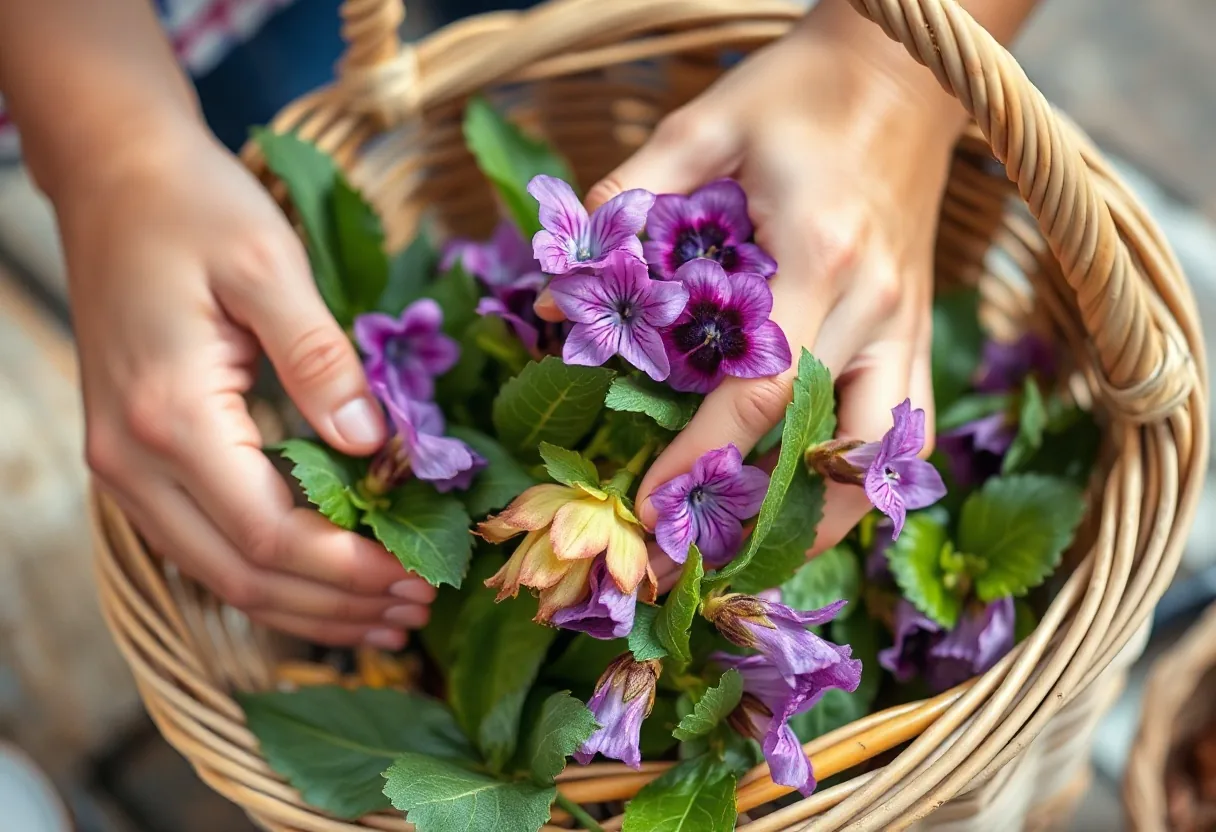 Las mejores prácticas para la cosecha de flores comestibles