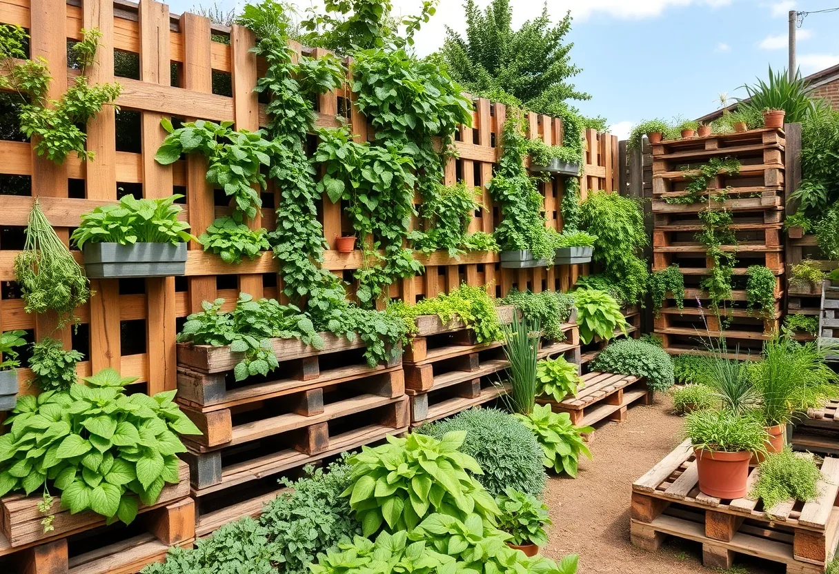 ¡Huerto sostenible con reciclaje creativo! 🌱