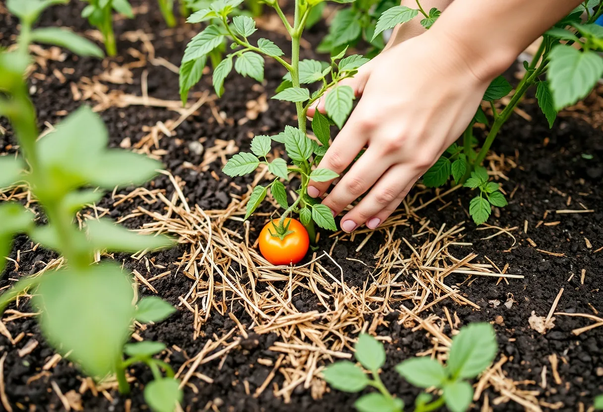 Beneficios del mulch orgánico en jardinería