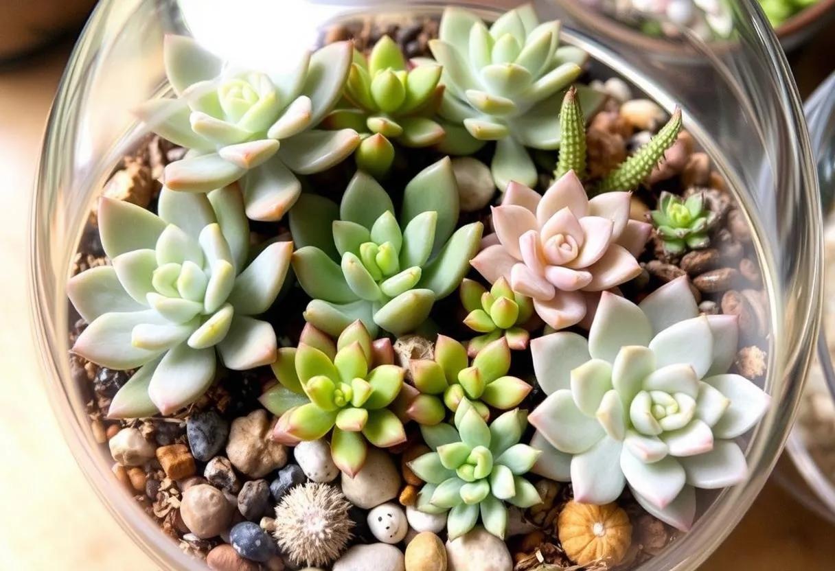 Súculentas ideales para terrarios y cuidado