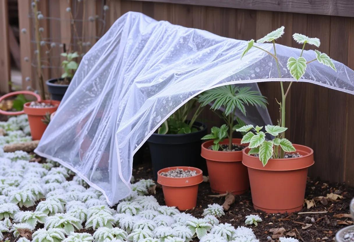 Consejos para proteger plantas del frío