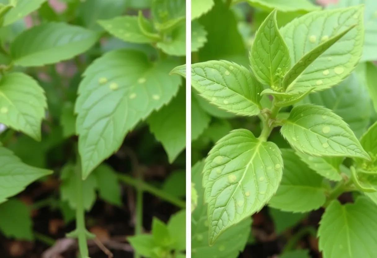 Tratamiento eficaz para enfermedades en plantas de huerto