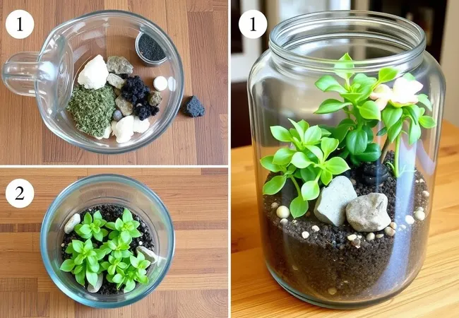 Guía completa para crear un terrario único Guía completa para crear un terrario único