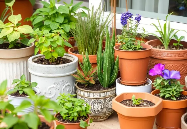 Pequeños espacios, grandes cosechas: huertos en macetas Pequeños espacios, grandes cosechas: huertos en macetas