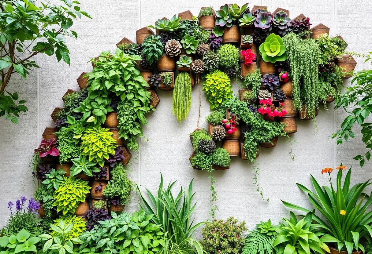 Jardines verticales innovadores: inspiración verde
