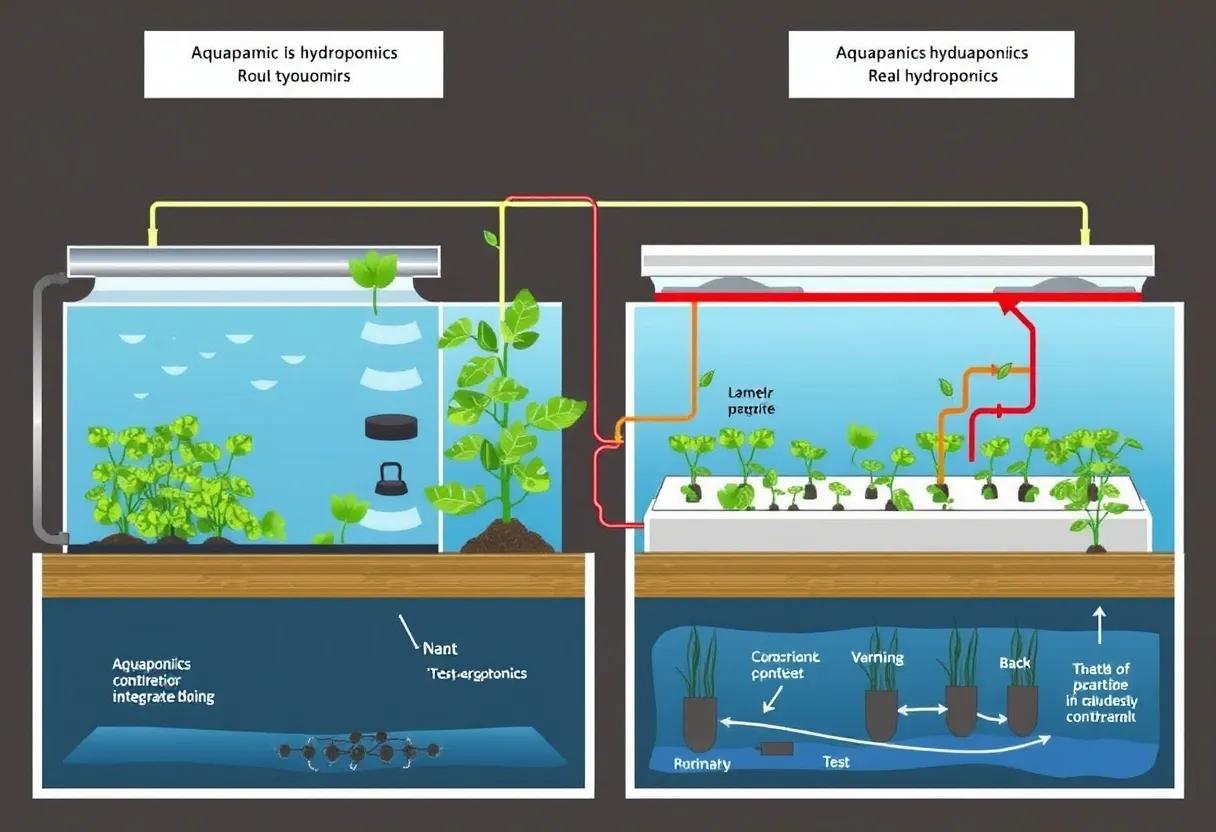 Integrando acuaponía y hidroponía: el futuro verde