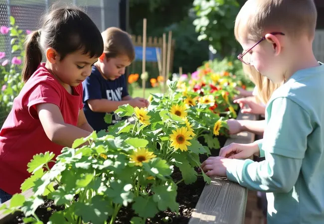 Integración de huertos escolares: aula viva y sostenible Integración de huertos escolares: aula viva y sostenible