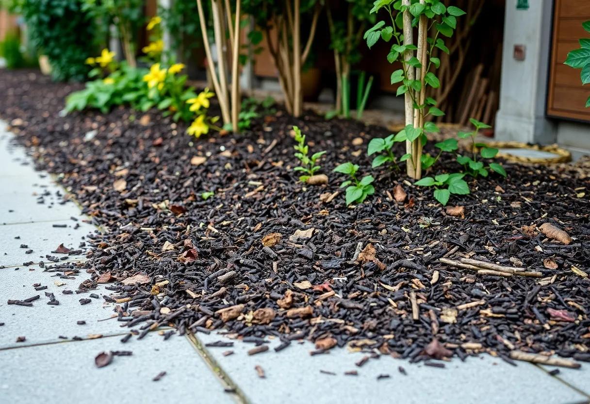 Consejos para huertos urbanos: ¡Aprovecha el mantillo!