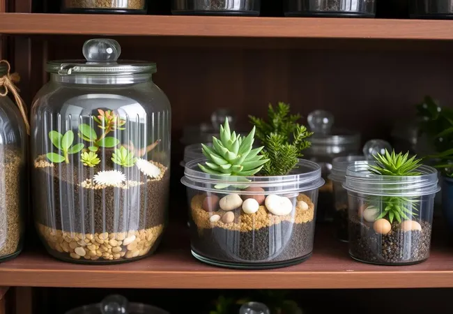 Descubre contenedores ideales para terrarios. Descubre contenedores ideales para terrarios.