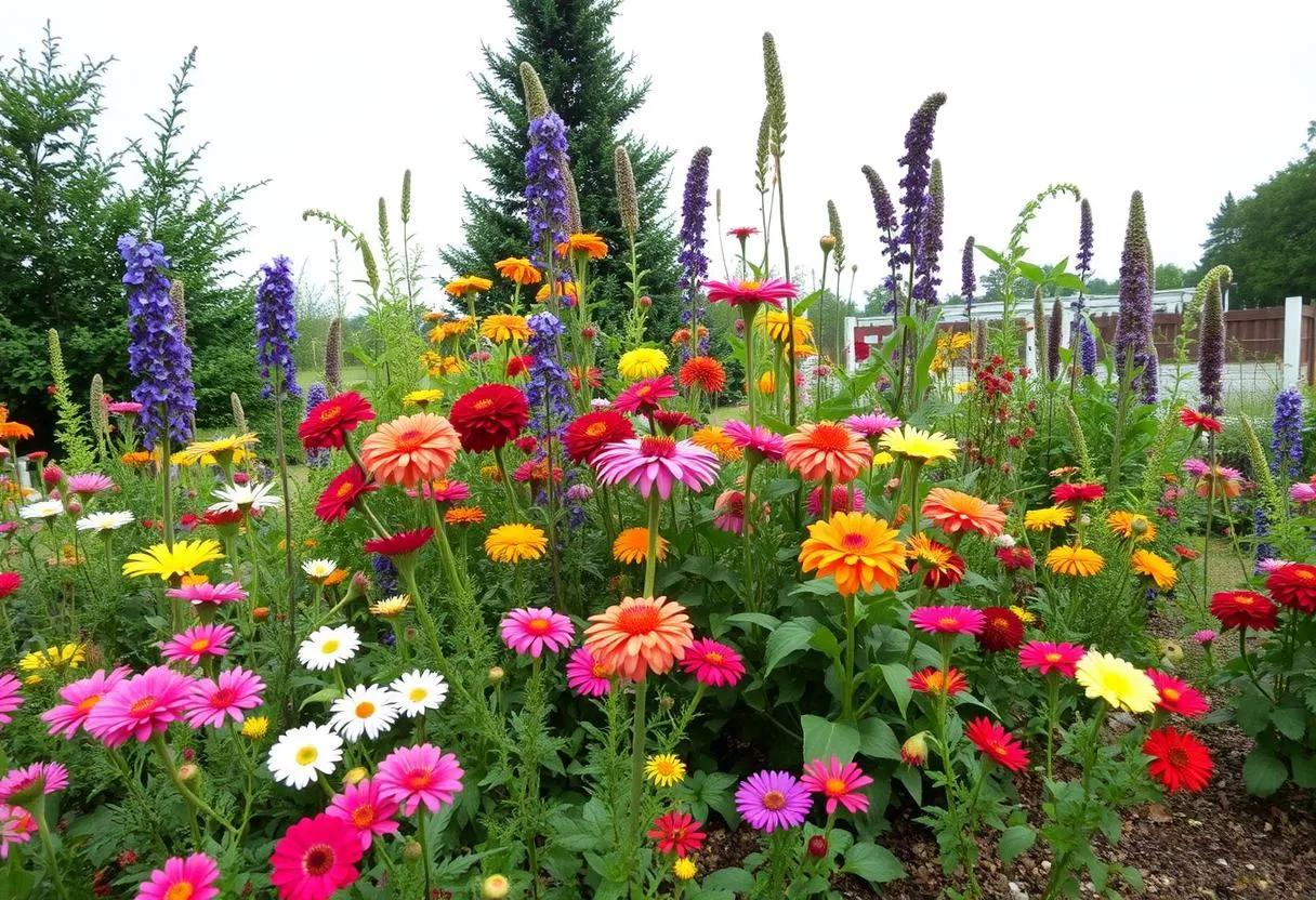 Diseños únicos para jardines de flores comestibles