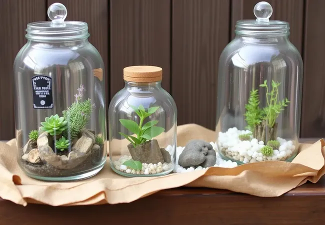 Terrarios ecológicos: Recicla materiales Terrarios ecológicos: Recicla materiales