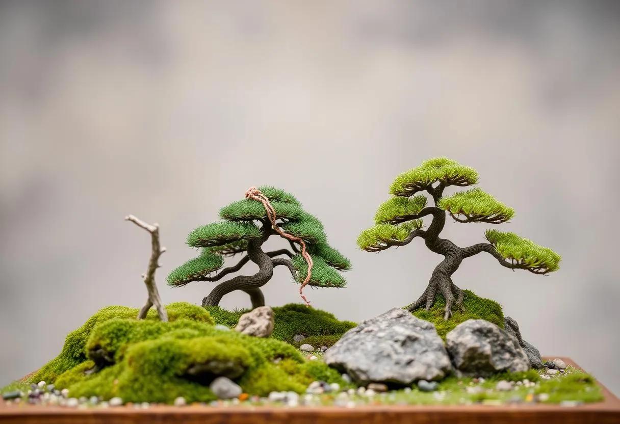 Descubre arte en miniatura con bonsáis