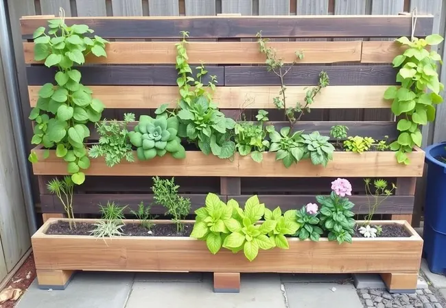 Jardín vertical con palets reciclados: ¡crea tu oasis verde! Jardín vertical con palets reciclados: ¡crea tu oasis verde!