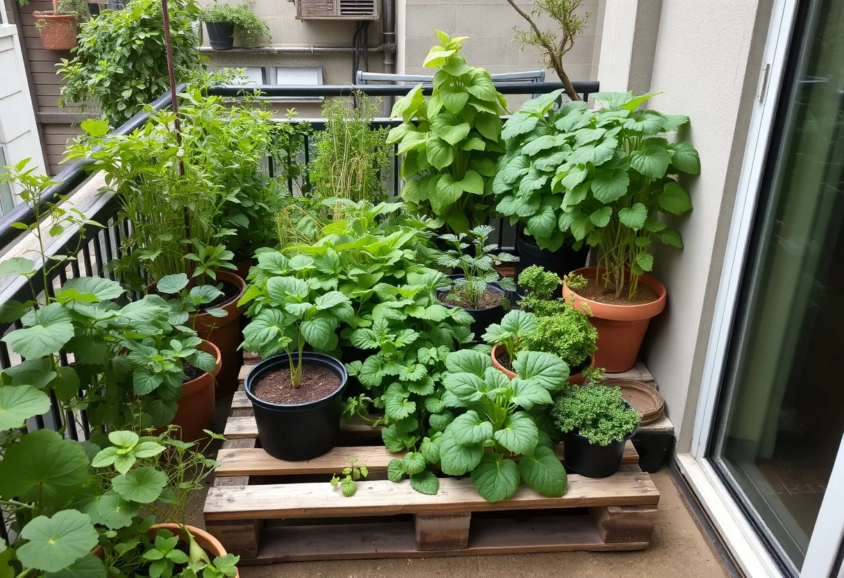 Descubre los beneficios de los huertos urbanos con palets