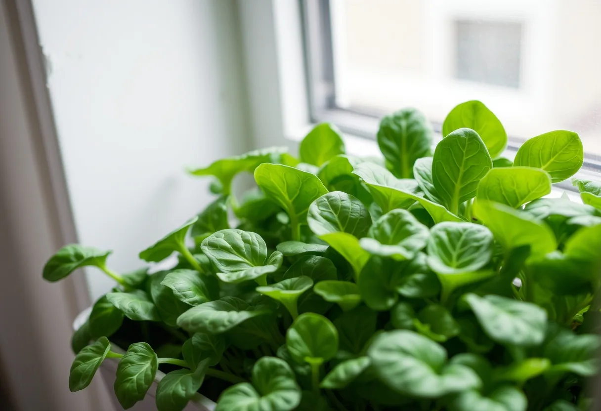 Cultiva espinacas en casa