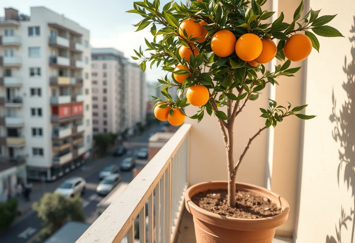 Secretos de cultivo urbano de naranjas 🍊