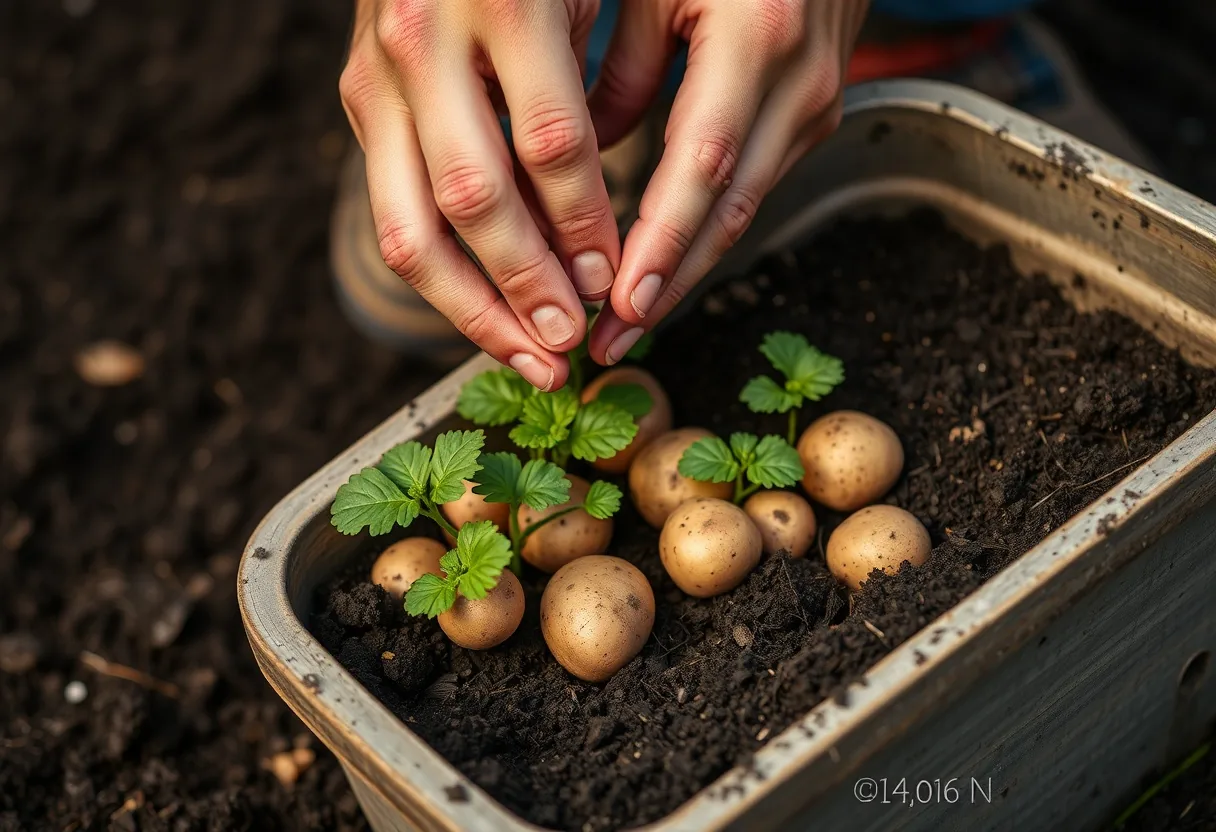 Preparación experta para plantar patatas 🌱