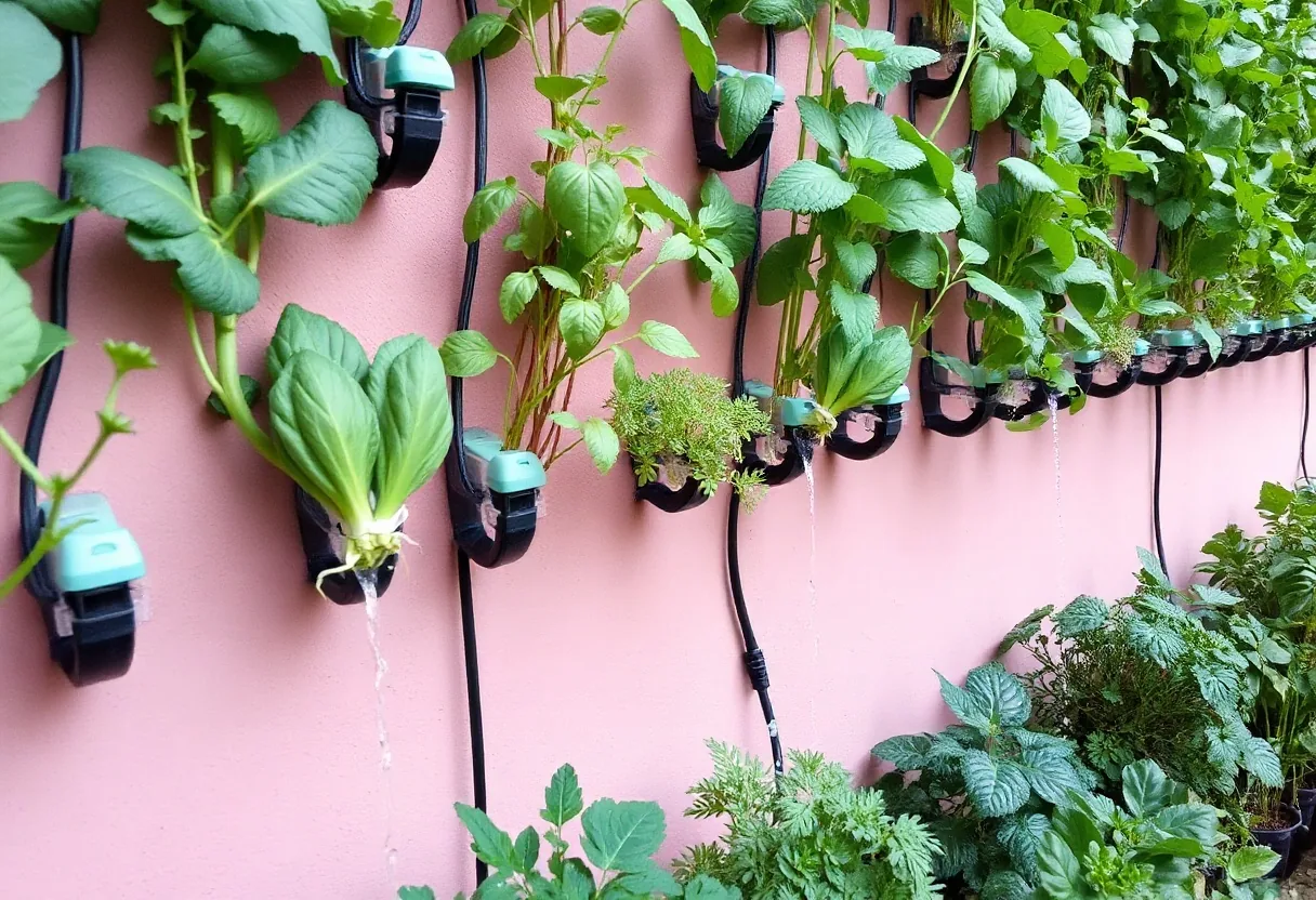 Sistemas de riego eficientes para jardines verticales