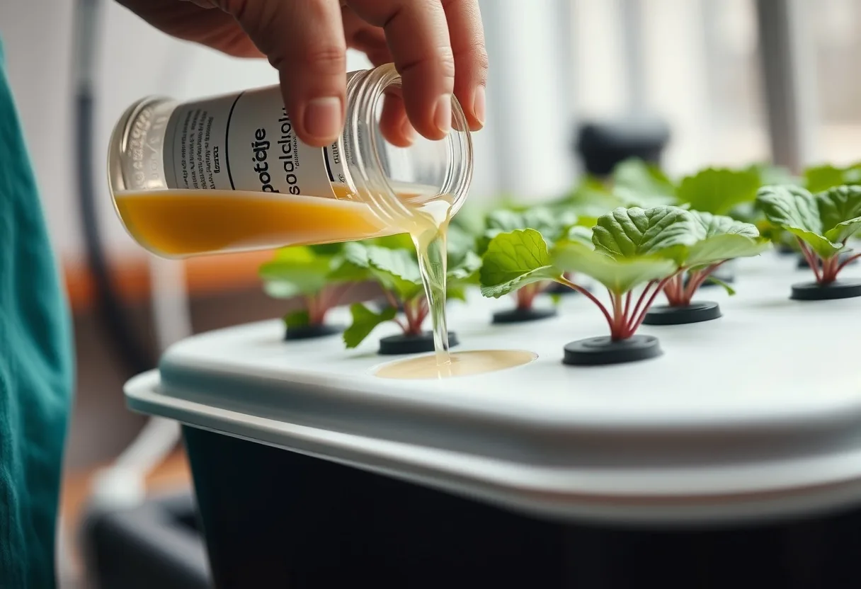 Optimizando nutrientes en hidroponía