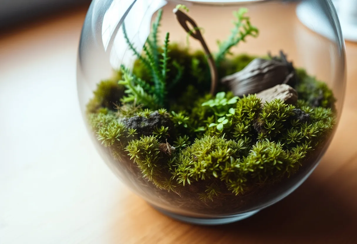 Diseño de terrarios: creatividad natural