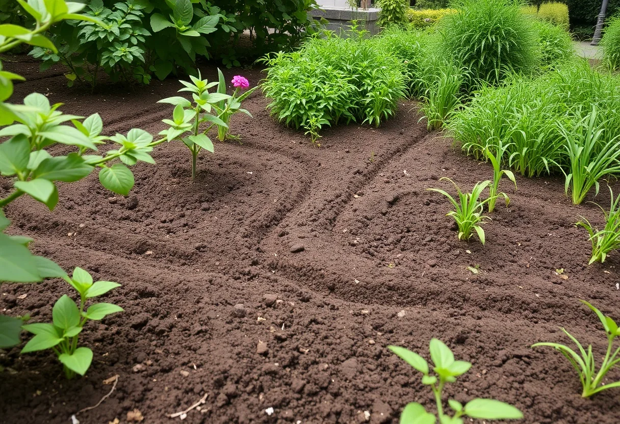 Tierra aireada para jardín sano 🌿
