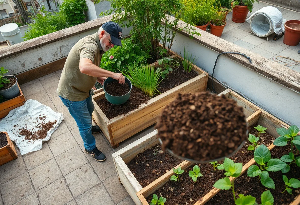 Mejora tu huerto urbano con compostaje