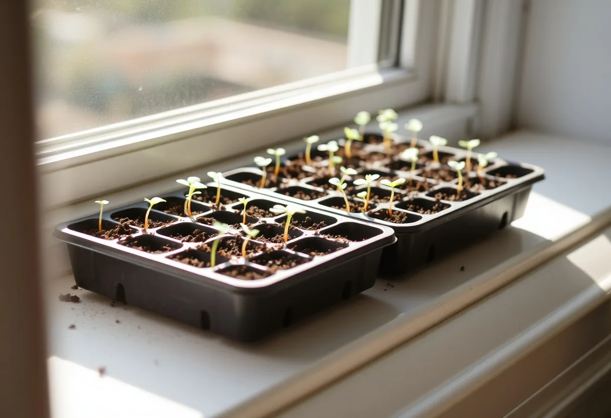 Semillas listas para plantar: crecimiento natural
